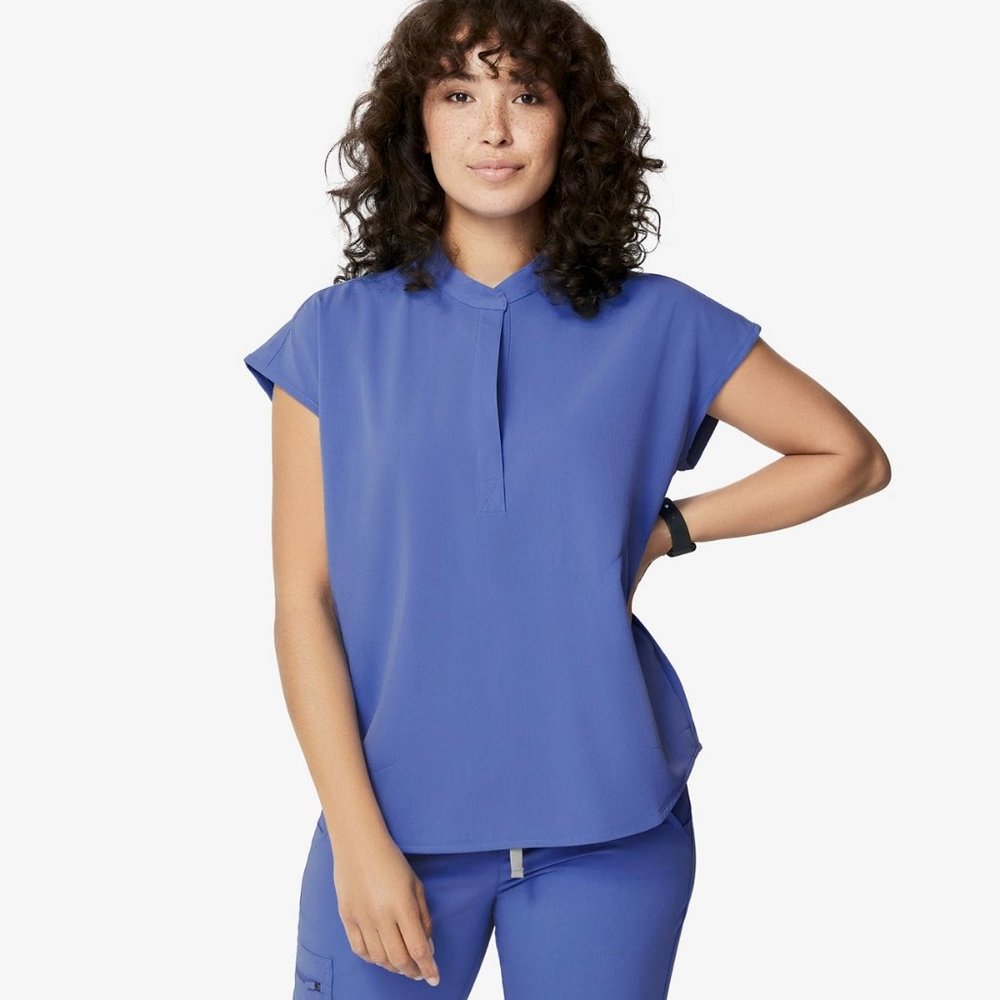 Figs Top Denim Med